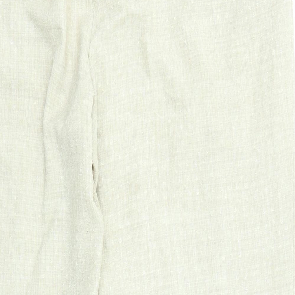Womens UK Size 14 EWM Regular Fit Beige Trousers