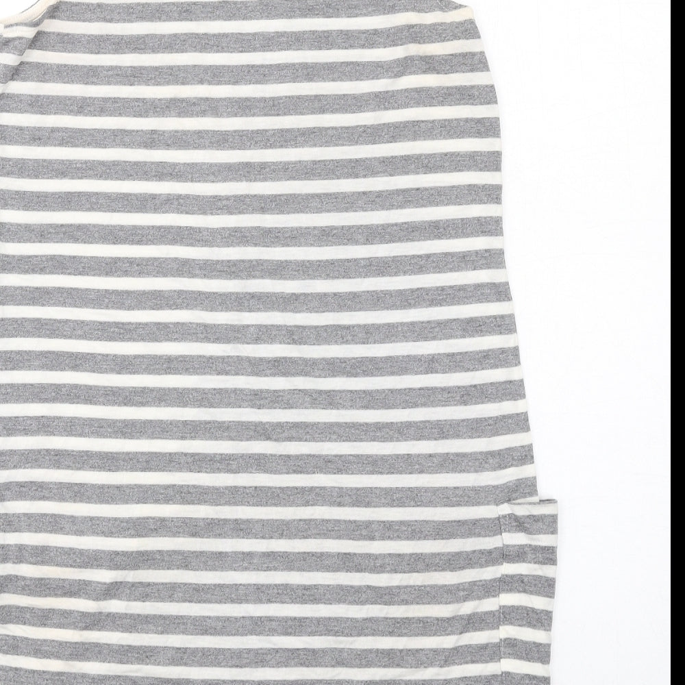 Womens UK Size 8 NEXT Grey Tunic Tank