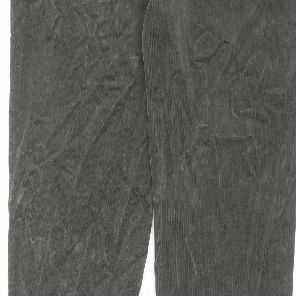 Womens UK Size 32 in Per Una Regular Fit Green Trousers