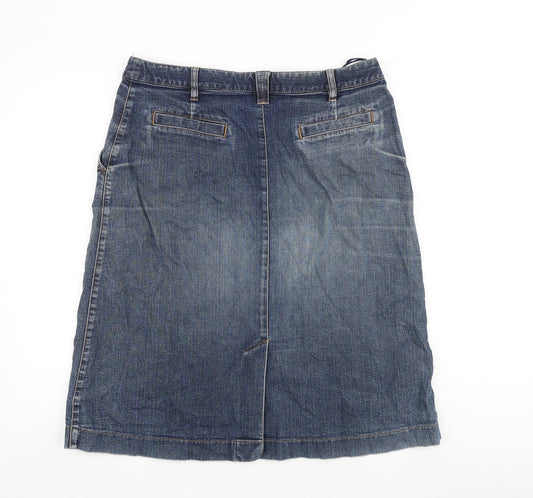Womens UK Size 36 in Artigiano A-Line Denim Skirt