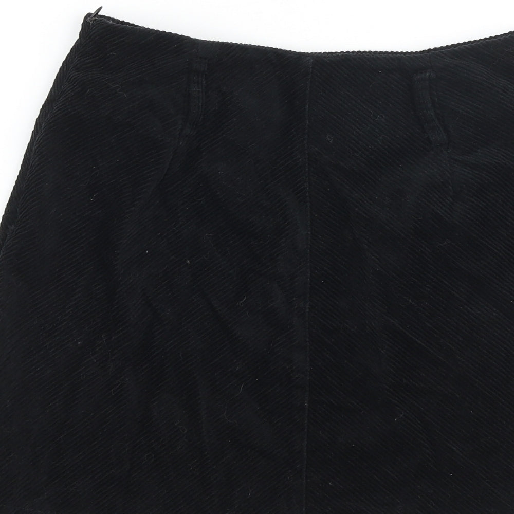 Womens UK Size 10 Denim & Co. Mini Corduroy Skirt