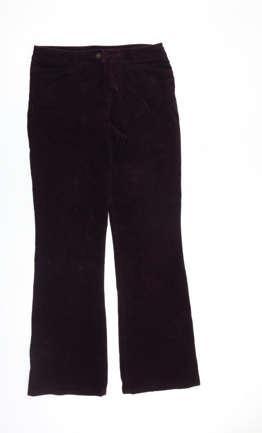 Womens UK Size 28 in Monsoon Regular Fit Purple Trousers