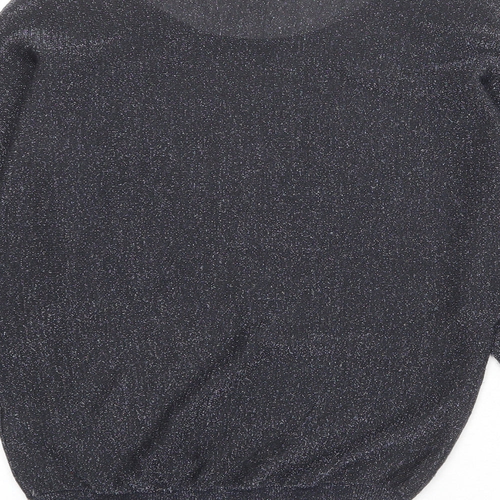 Womens UK Size 8 Marks and Spencer Black Pullover Jumper