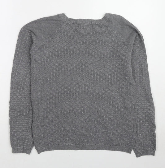 Womens UK Size 10 NEXT Grey Pullover Jumper