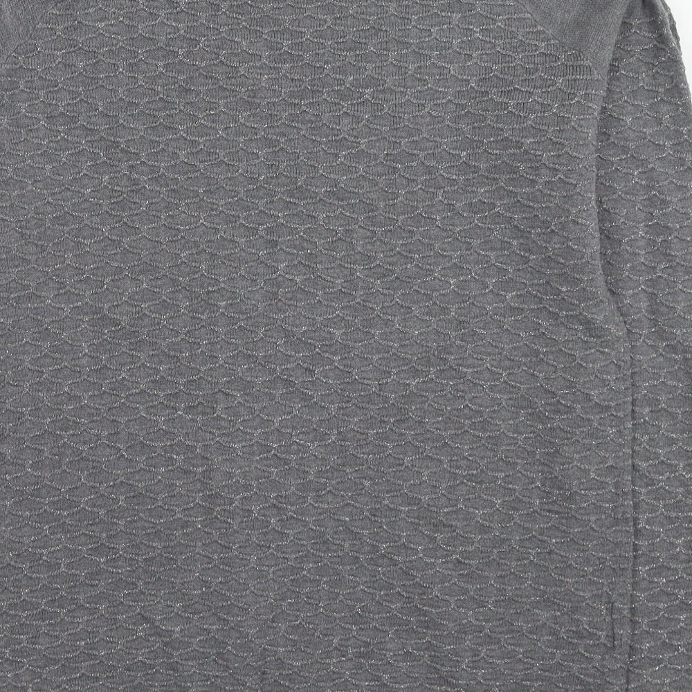 Womens UK Size 10 NEXT Grey Pullover Jumper