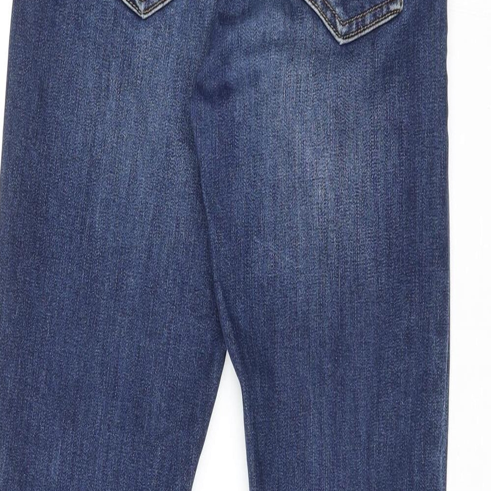 Vigneaud Womens Blue Cotton Skinny Jeans Size 29 in L33 in Regular Zip