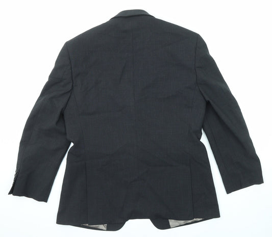 Mens UK Size 40 Marks and Spencer Regular Black Suit Jacket