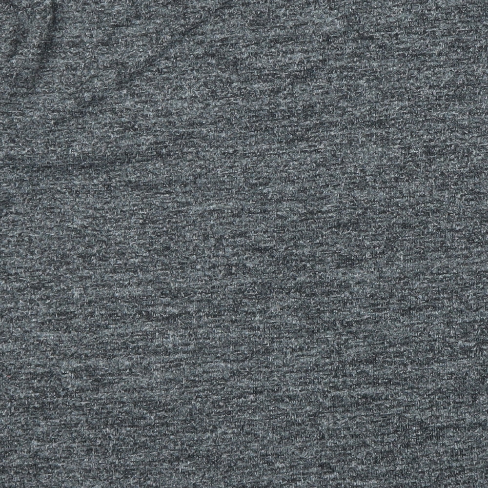 Womens UK Size 10 Zara Grey Basic T-Shirt