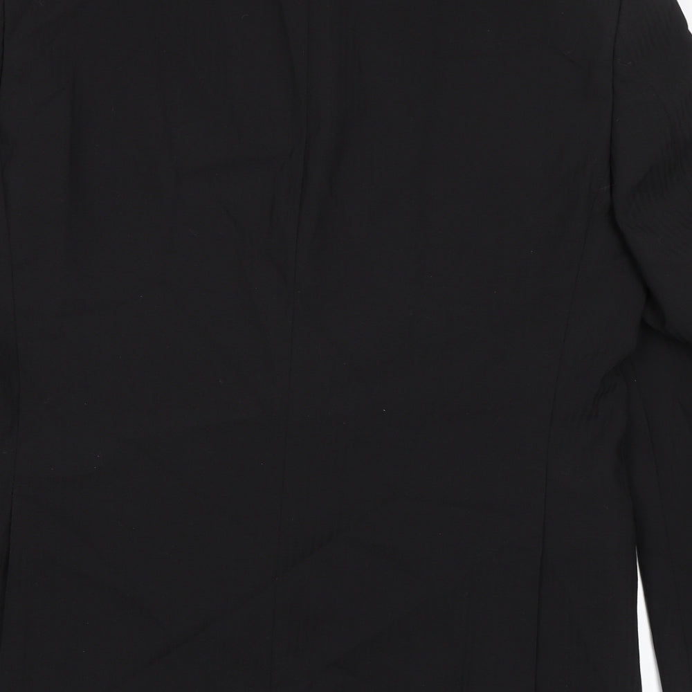 Mens UK Size 40 Tom English Regular Black Suit Jacket