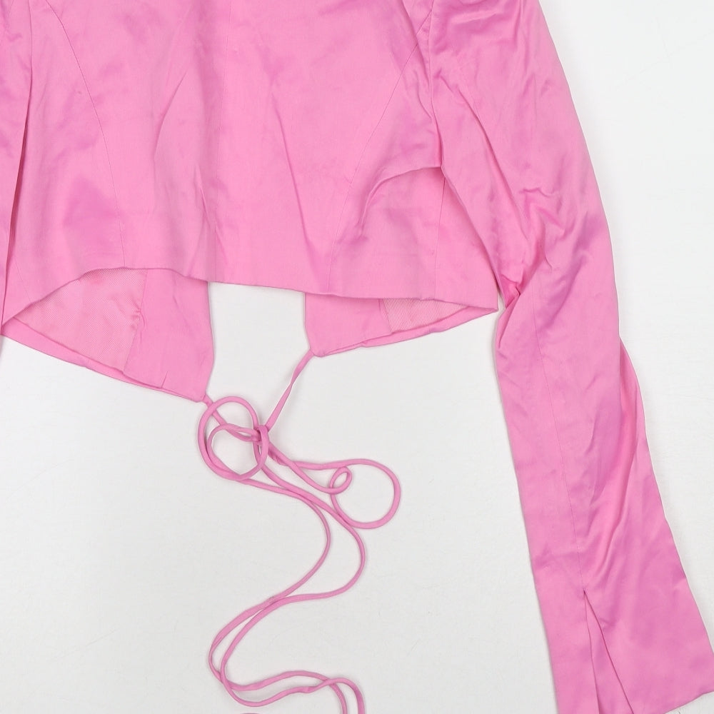 Womens UK Size XS Zara Pink Jacket