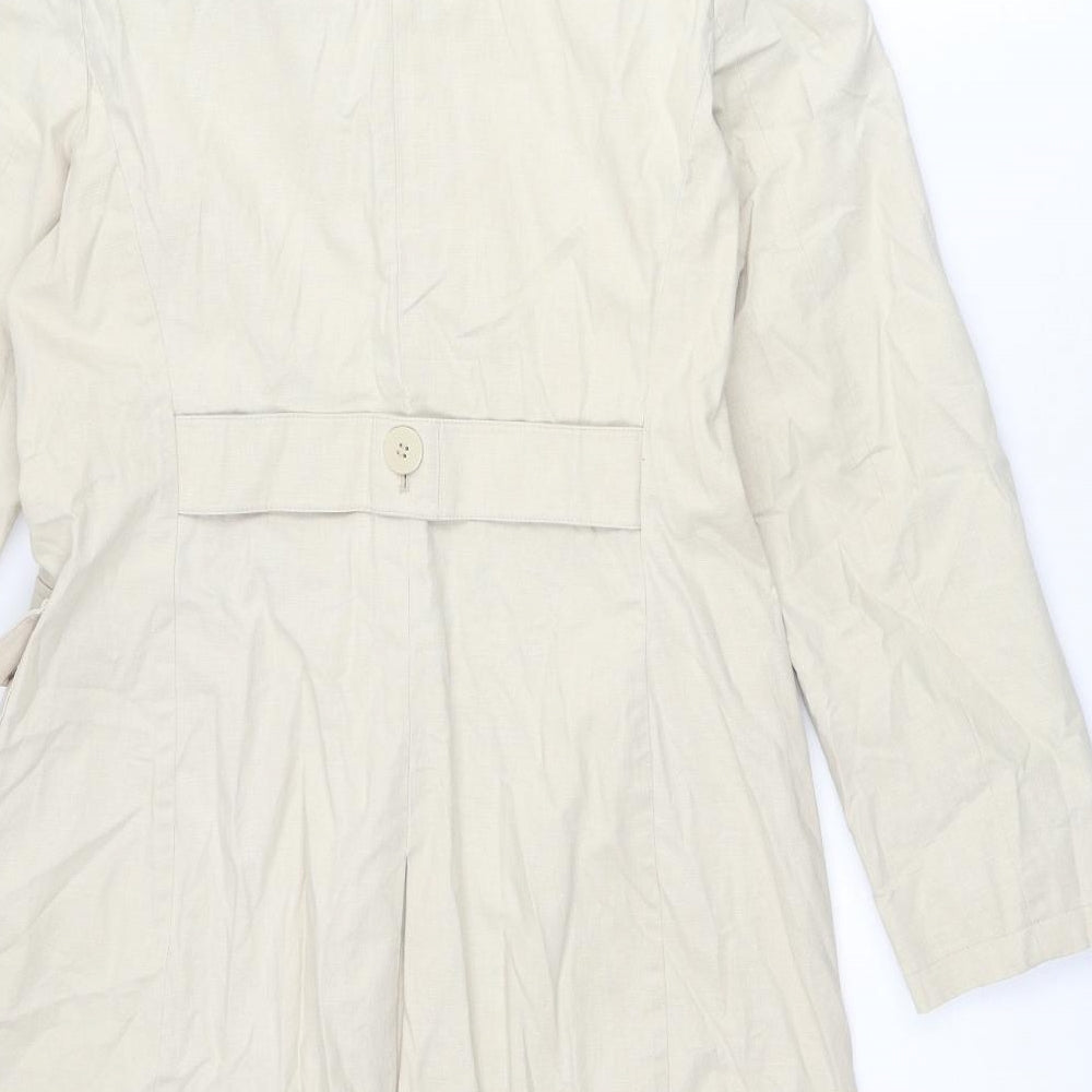 Womens UK Size 10 JFW Beige Rain Coat
