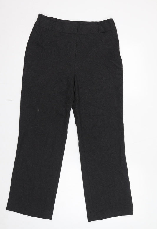 Womens UK Size 10 CC Regular Fit Grey Trousers