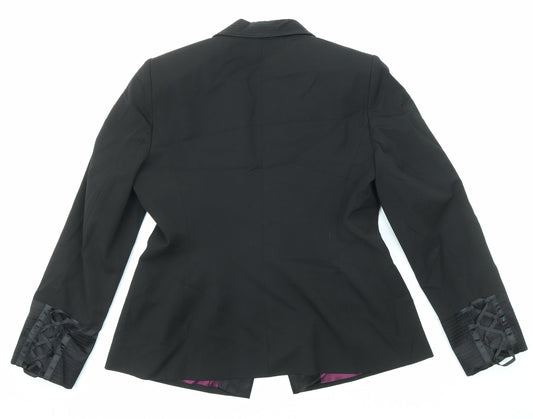 Womens UK Size 14 Spirit Black Jacket
