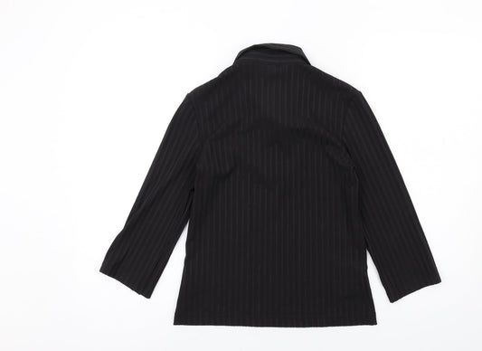 Womens UK Size 10 NEXT Black Basic Blouse