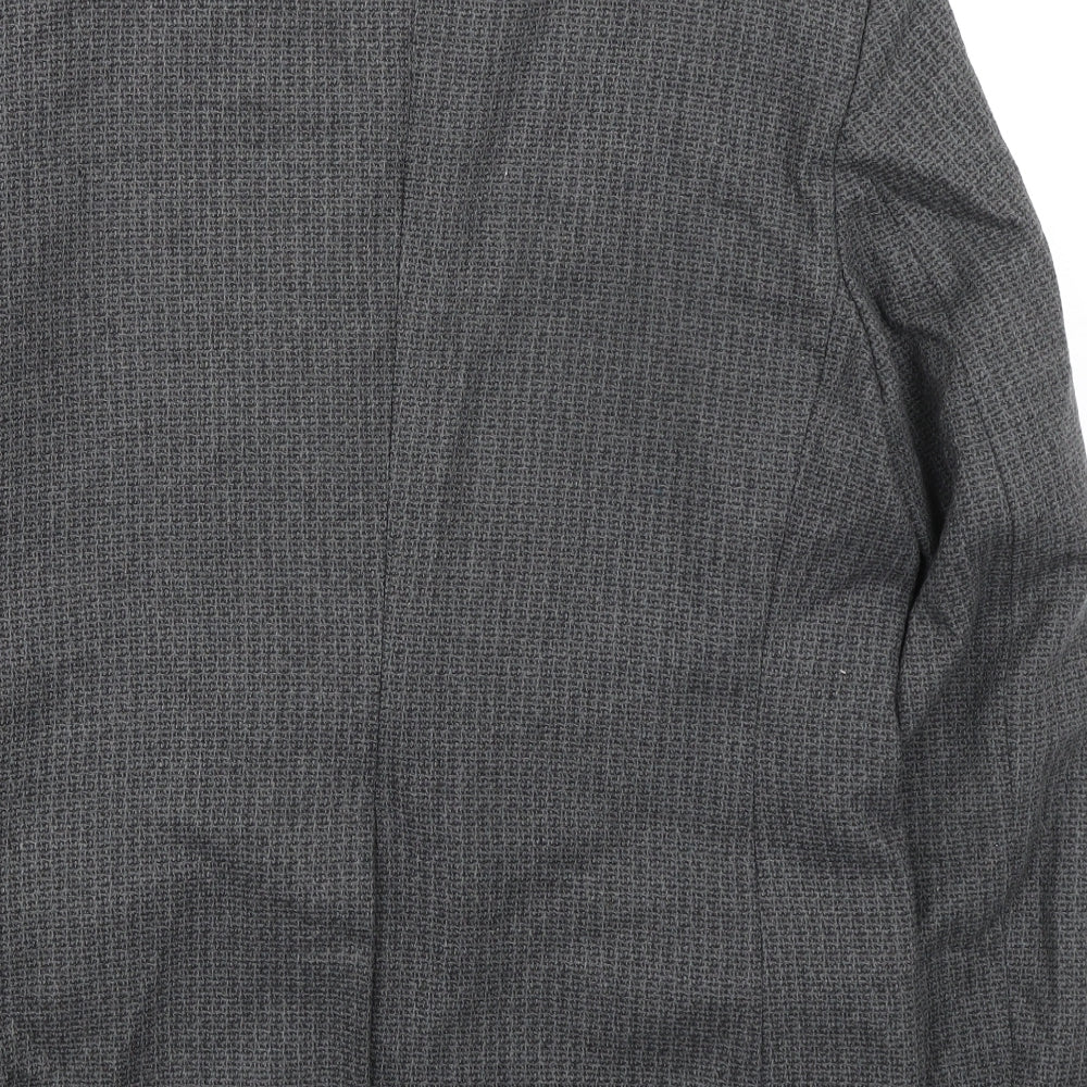 Mens UK Size 42 Classic Regular Grey Suit Jacket