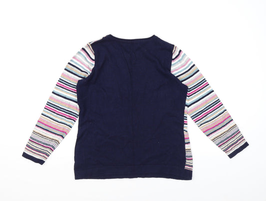Womens UK Size S Bonmarché Multicoloured Pullover Jumper