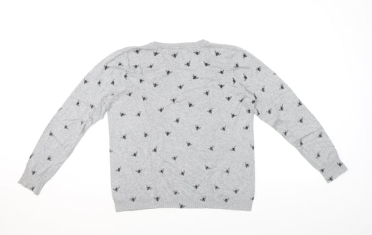 Womens UK Size 16 Marks and Spencer Grey Pullover Jumper