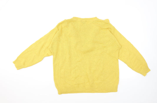 Womens UK Size 18 Dorothy Perkins Yellow Pullover Jumper
