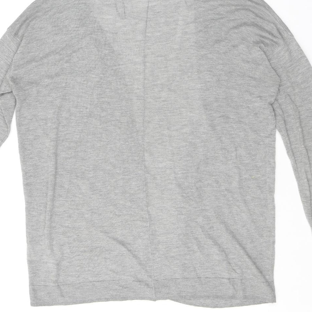 Womens UK Size S H&M Grey Cardigan Jumper