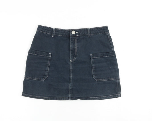 Womens UK Size M BDG Cargo Denim Skirt