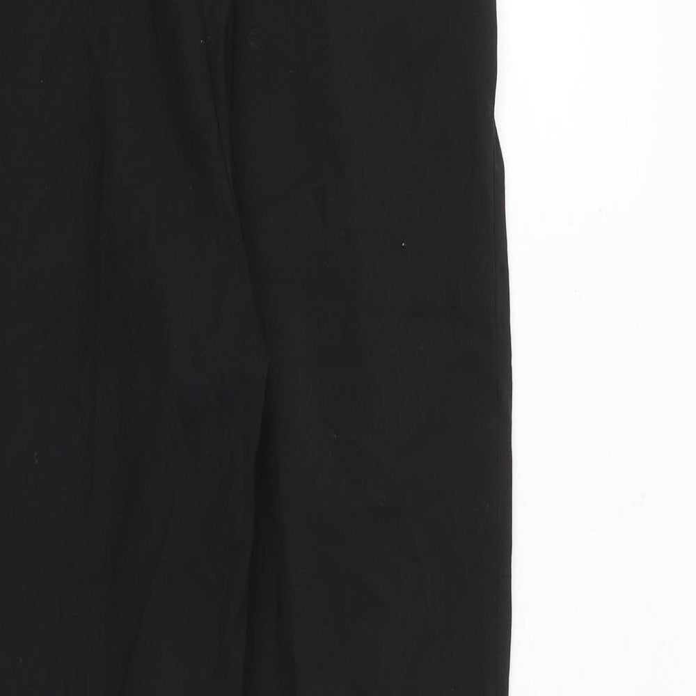 Womens UK Size 28 in ASOS Regular Fit Dress Pants Black Trousers
