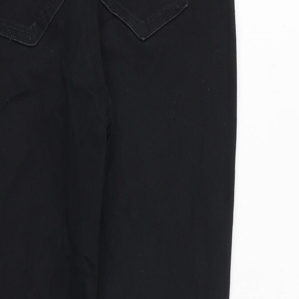 River Island Womens Black Cotton Skinny Jeans Size 32 in L28 in Regular Zip