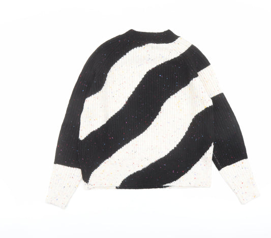 Womens UK Size S Marks and Spencer Black Pullover Jumper