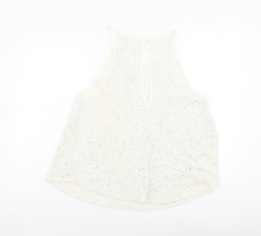 Womens UK Size L Cooperative Ivory Basic Tank