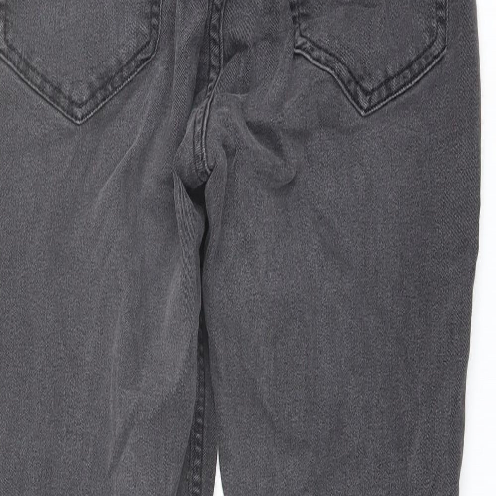 Womens UK Size 8 H&M Regular Fit Skinny Grey Jeans