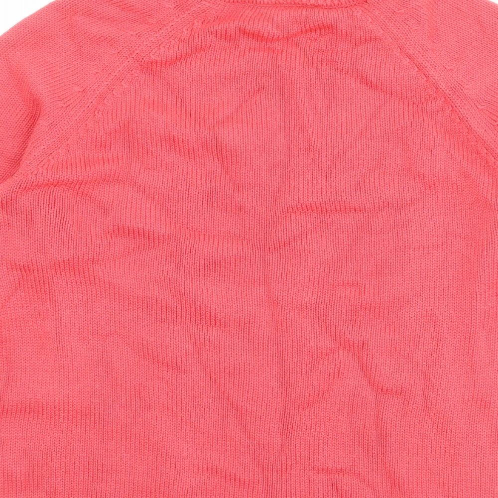 Womens UK Size M Marks and Spencer Pink Pullover Jumper