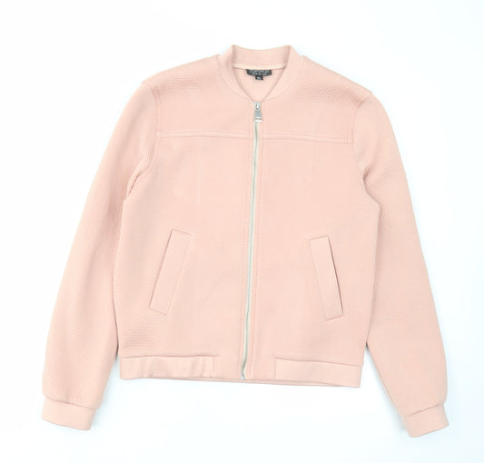Womens UK Size 10 Topshop Pink Jacket