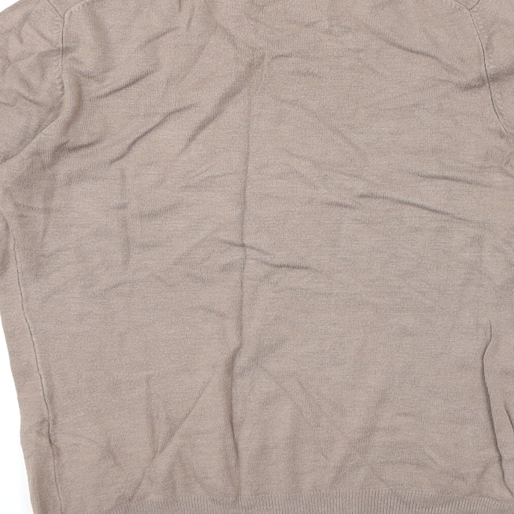 Womens UK Size 10 Marks and Spencer Brown Pullover Jumper