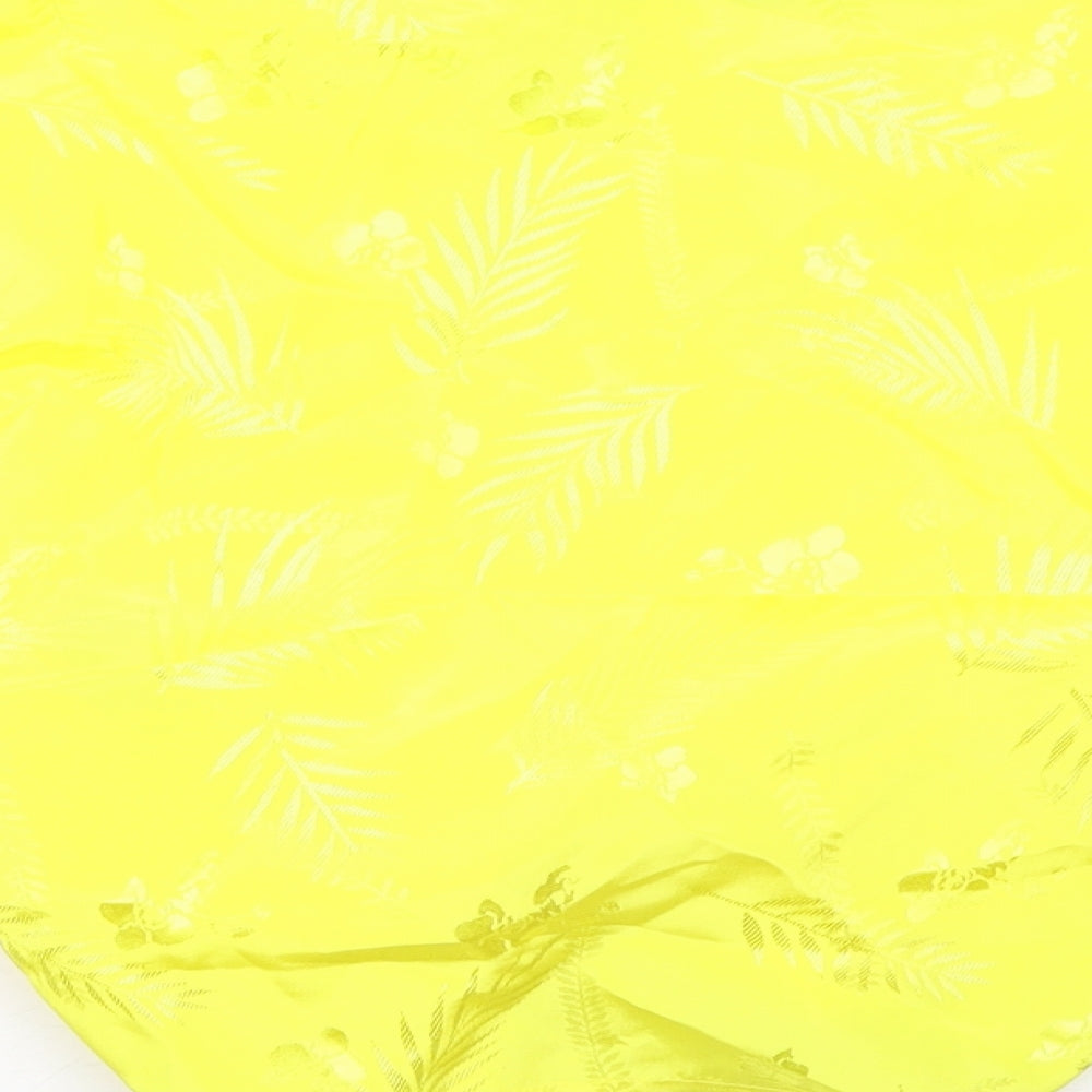 Womens UK Size 8 ASOS Yellow Basic Blouse
