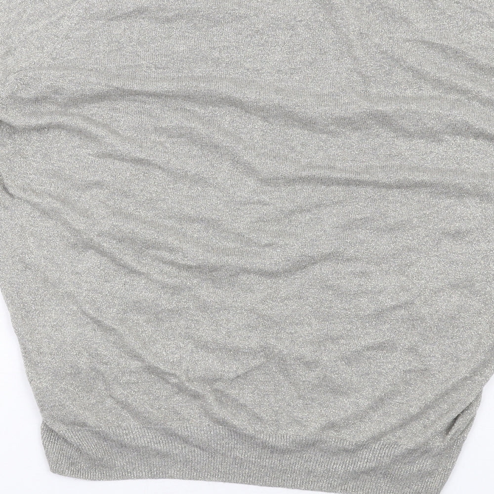 Womens UK Size 12 Dorothy Perkins Grey Pullover Jumper