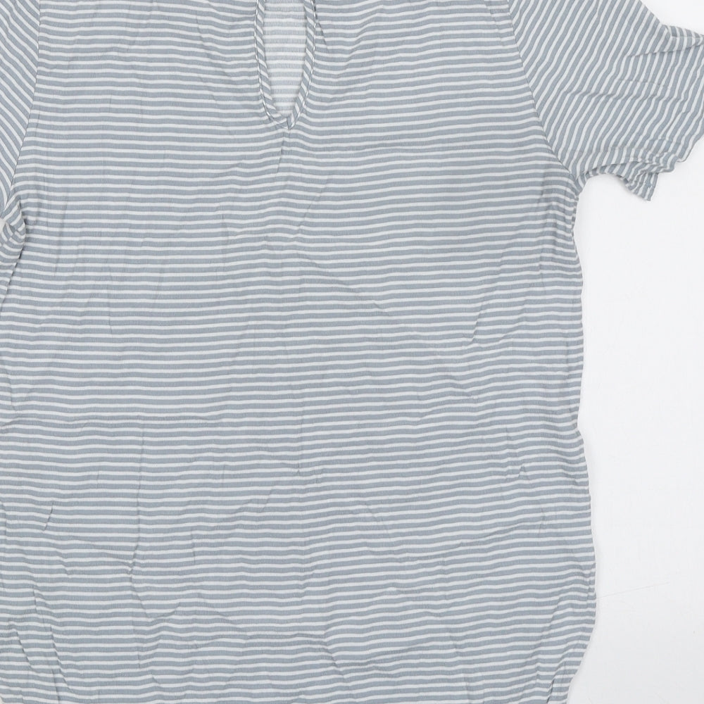 Womens UK Size 10 H&M Grey Basic T-Shirt