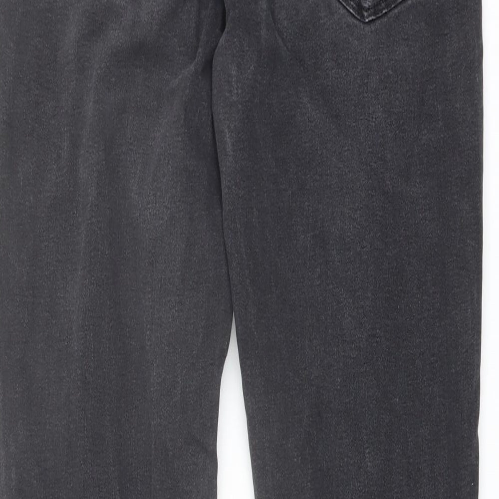 Denim & Co. Mens Grey Cotton Skinny Jeans Size 34 in L34 in Regular Button