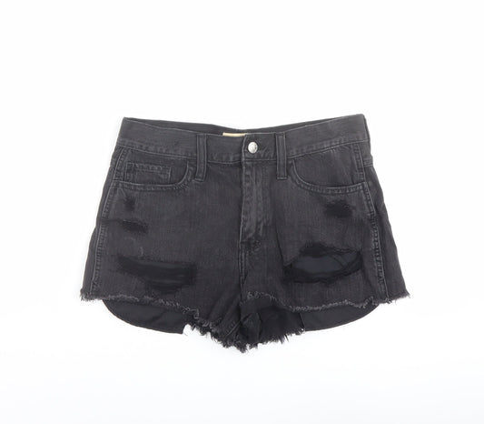 Womens UK Size 27 in Hollister Regular Fit Cut-Off Shorts