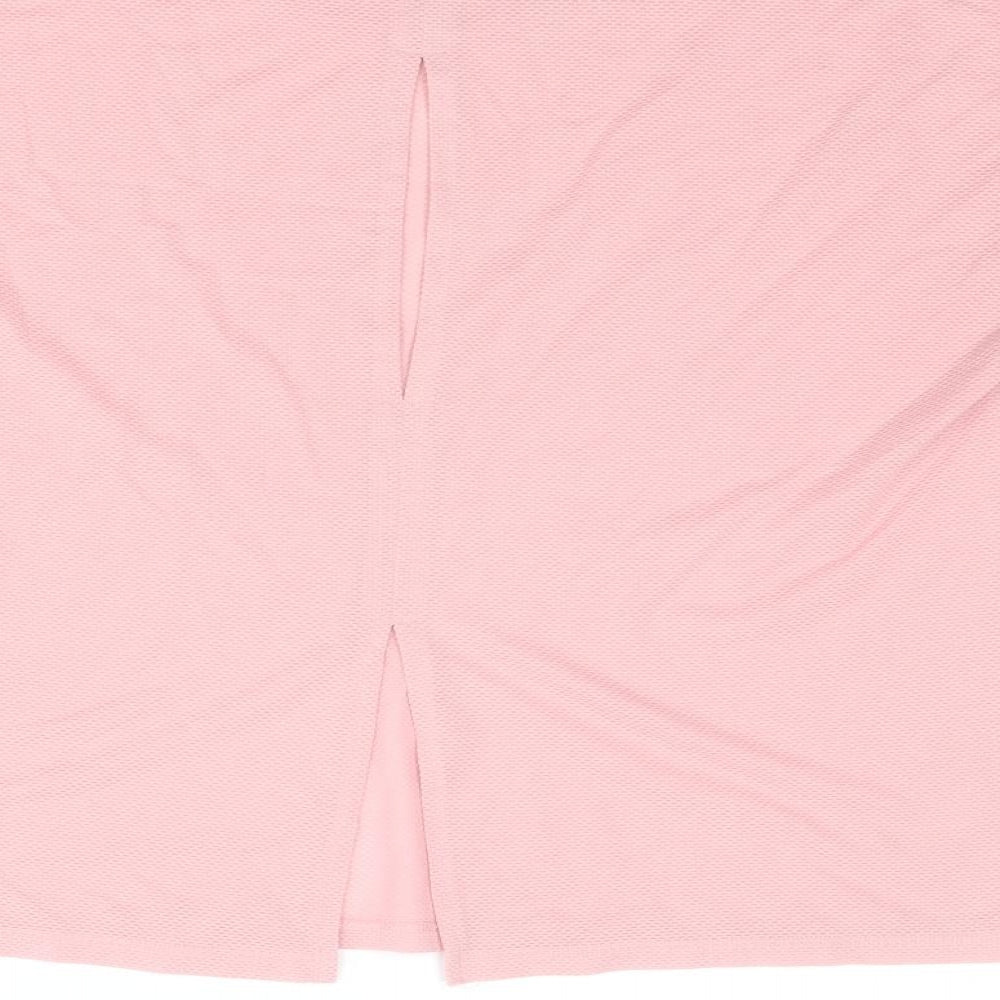 Womens UK Size 10 Marks and Spencer Pink Basic T-Shirt
