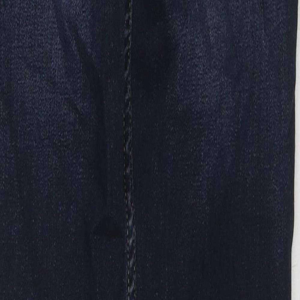 Be Beau Womens Blue Cotton Skinny Jeans Size 8 L29 in Regular Zip