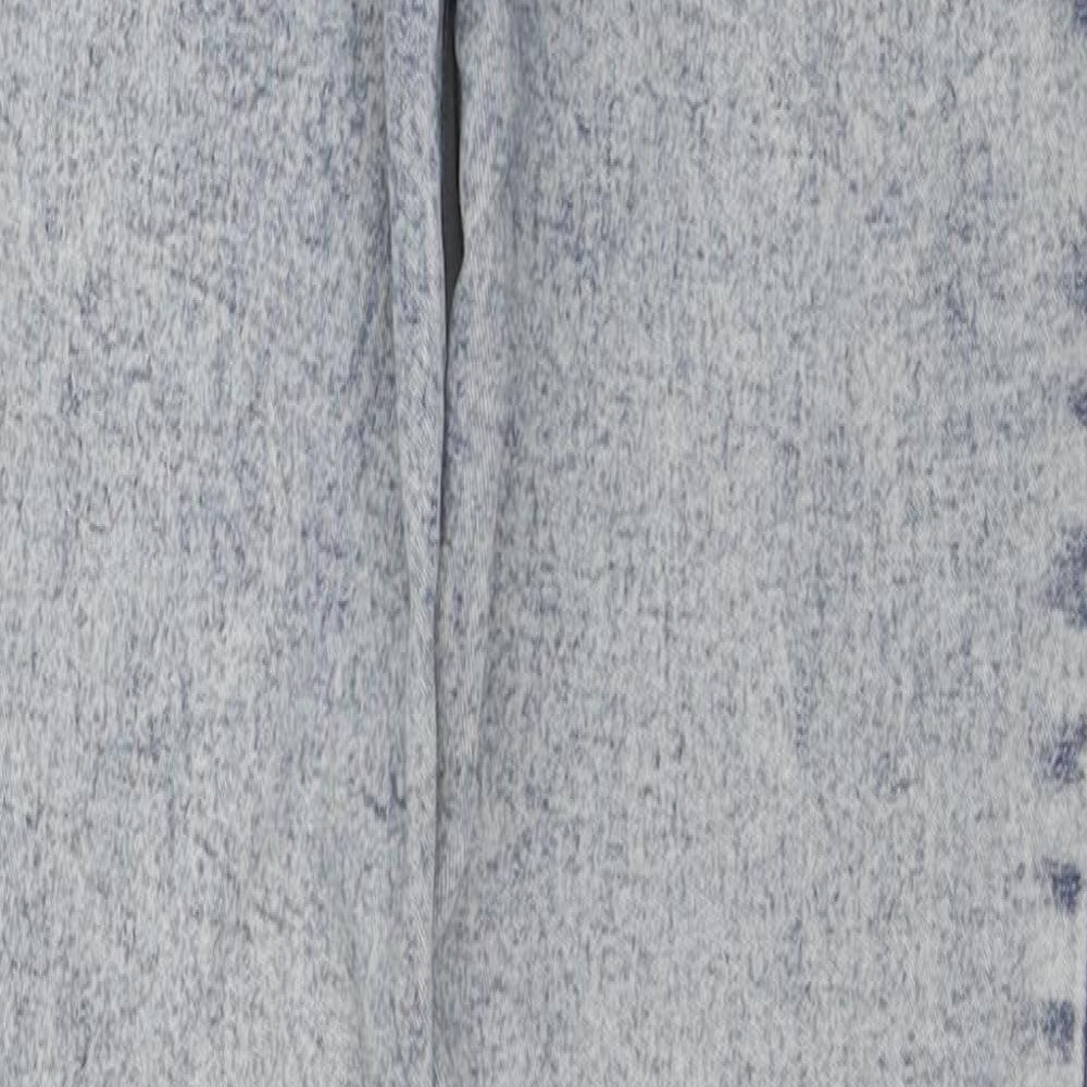 Zara Womens Blue Cotton Jegging Jeans Size 6 L29 in Regular Zip