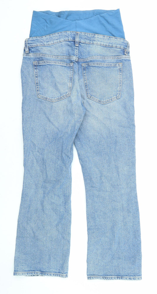Womens UK Size S H&M Regular Fit Straight Blue Jeans