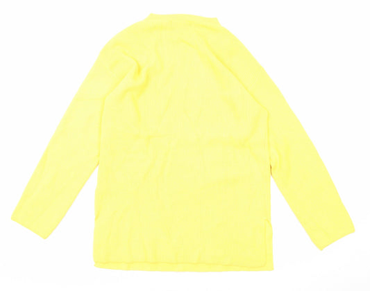 Womens UK Size M Marks and Spencer Yellow Pullover Jumper