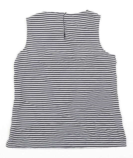Womens UK Size 8 Dorothy Perkins Blue Basic Tank