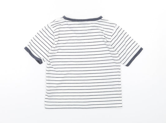 Womens UK Size 6 Topshop White Basic T-Shirt