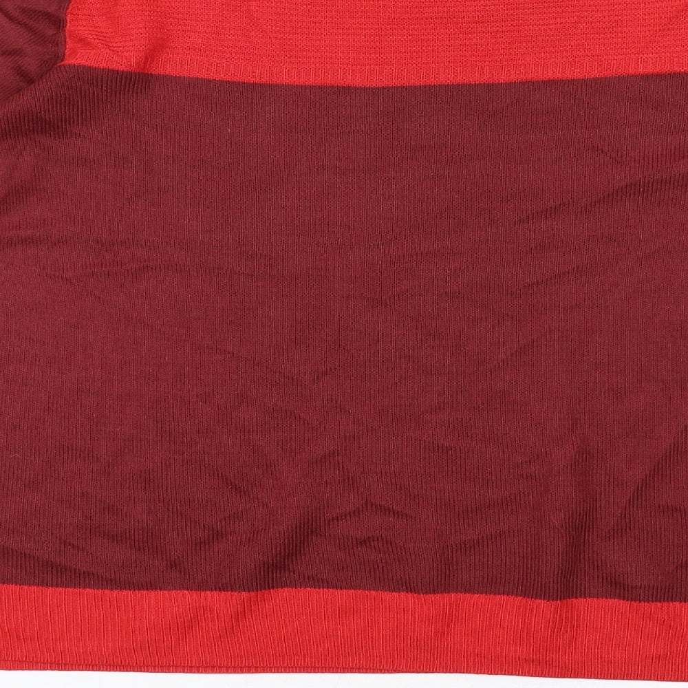 Womens UK Size 8 Classic Red Pullover Jumper