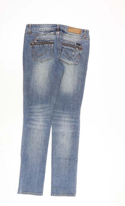 Only Womens Blue Cotton Skinny Jeans Size 26 in L32 in Regular Zip
