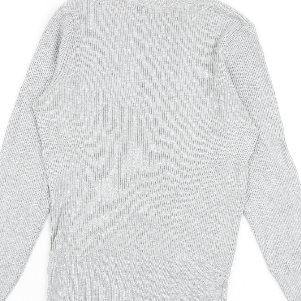 Womens UK Size 10 Marks and Spencer Grey Pullover Jumper
