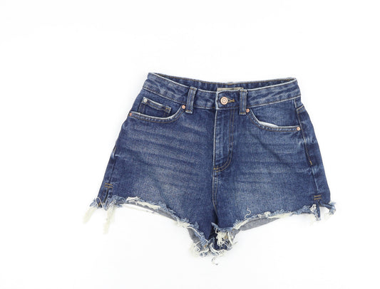 Womens UK Size 6 Denim & Co. Regular Fit Cut-Off Shorts