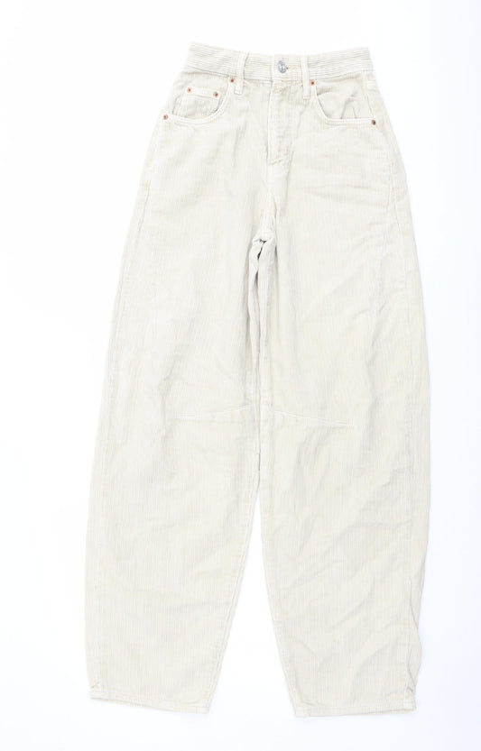 Womens UK Size 24 in BDG Regular Fit Carrot Beige Trousers