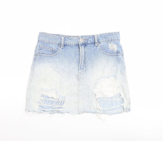 Womens UK Size 28 in FOREVER 21 Mini Denim Skirt